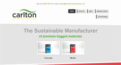 Desktop Screenshot of carltonmanufacturing.co.uk